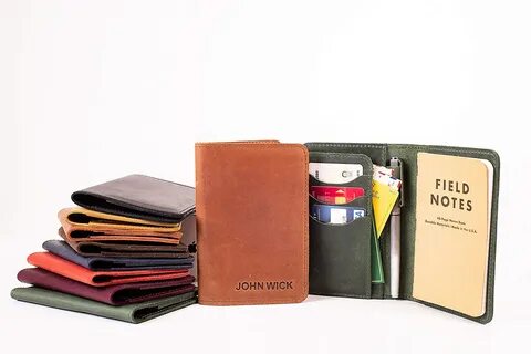 Leather field notes wallet