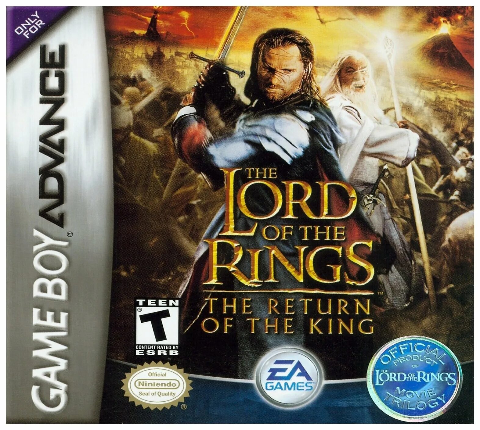 LOTR Return of the King игра. Властелин колец GBA.