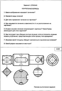 Сечения контрольная