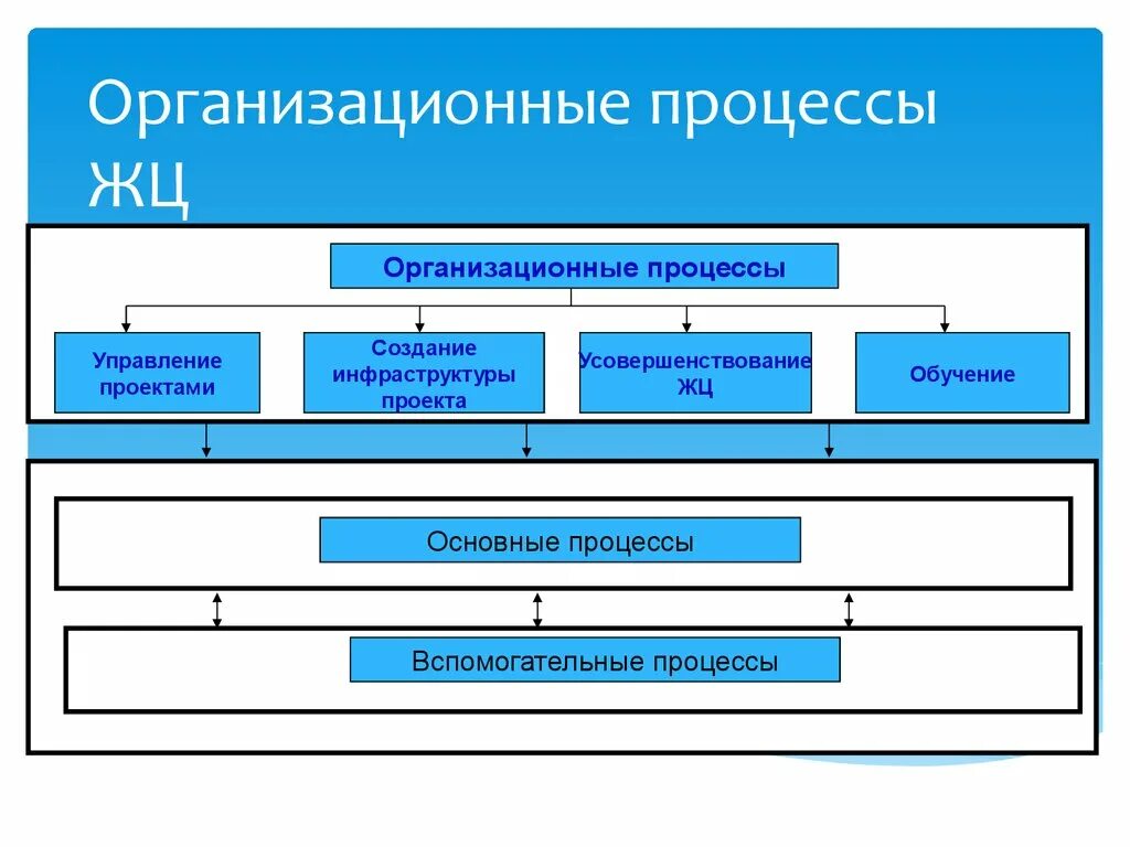 Процесс жизненного цикла ис. Организационные процессы жизненного цикла ИС. Схема организационных процессов ЖЦ по. Организационные процессы ЖЦ по. К организицонном процессам ЖЦПО отномсятся.