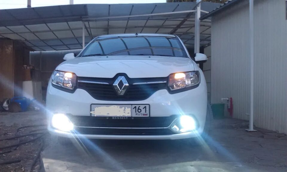 Поставил ПТФ - Renault Logan (1G), 1,6 л, 2006 года электроника DRIVE2