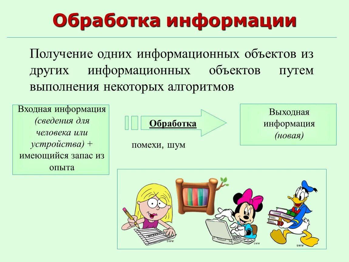 Обработка информации. Способы получения информации. Обработка информационных объектов. Получение и обработка информации. Способы получения информации 8 класс