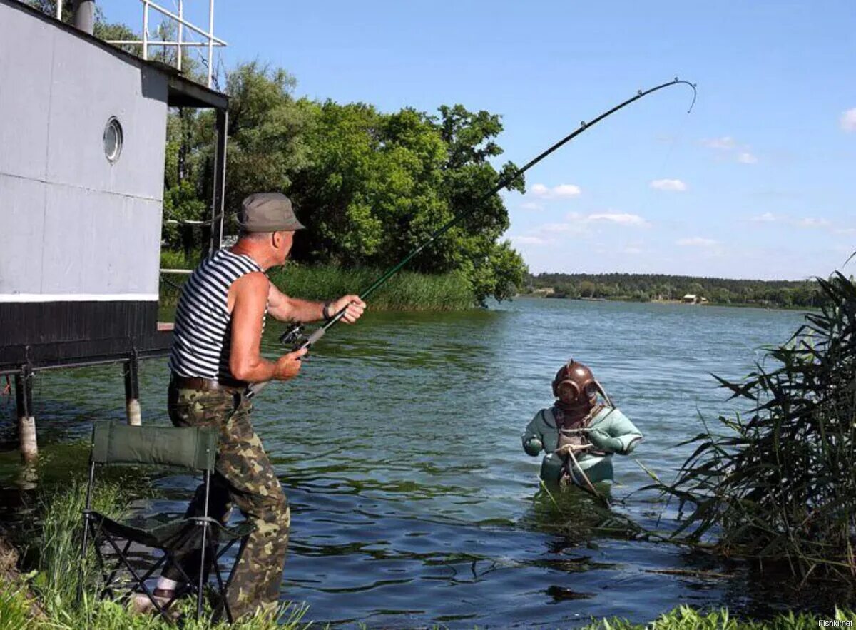 Работа рыбалки