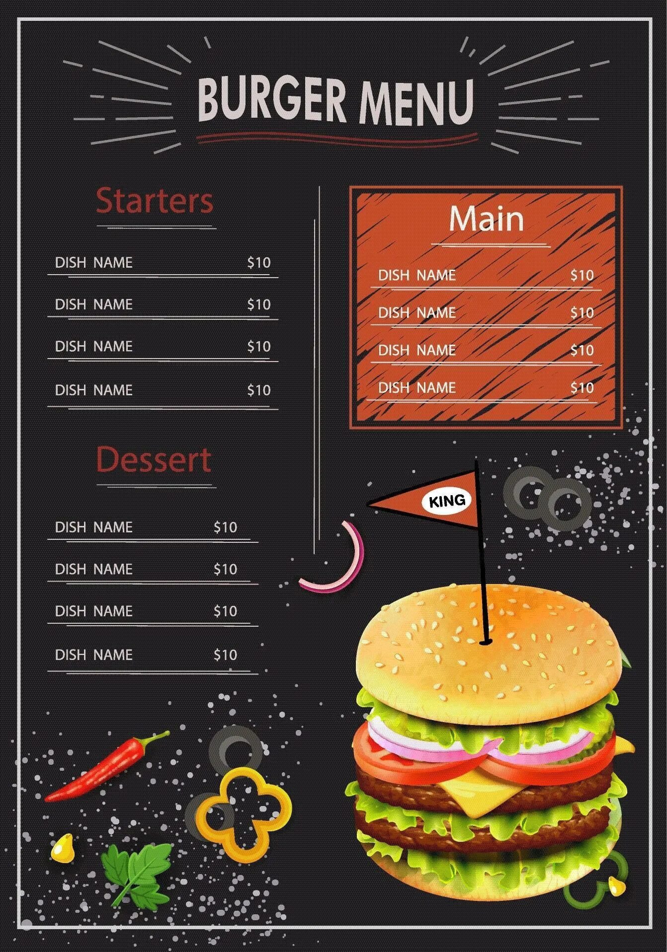 Hamburger menu