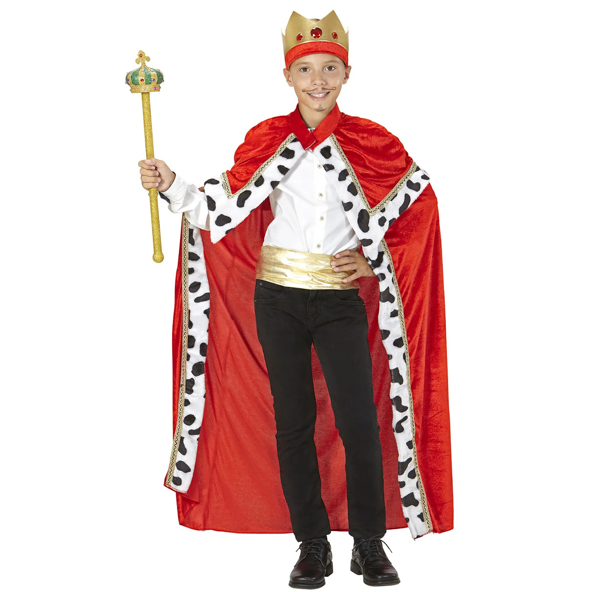 Mittelalter Königsmantel mit Zepter Kostüm Kaiser Flickr