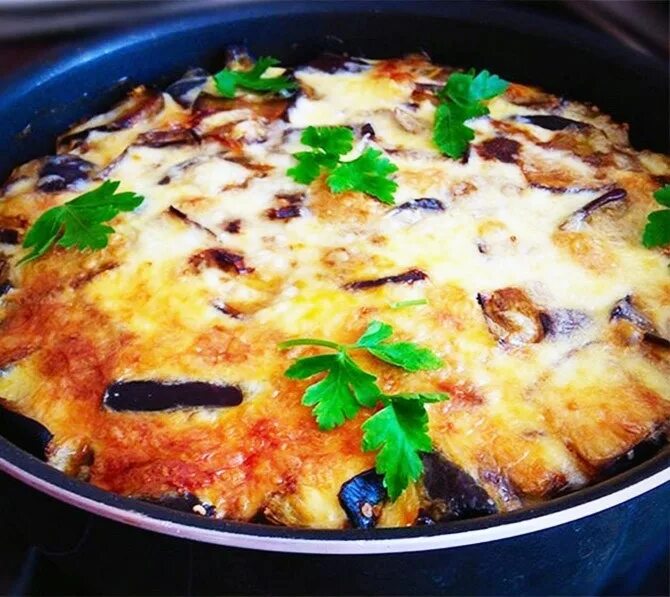 Куриные грудки баклажаны
