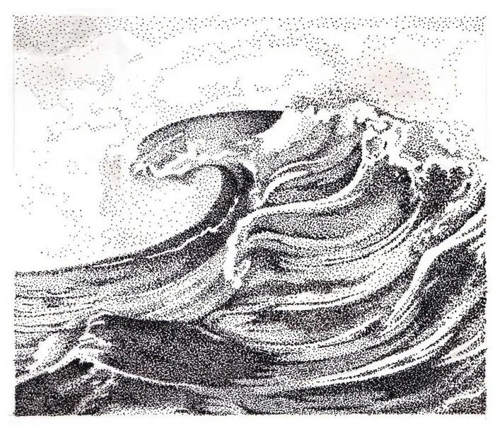 Графика тушью море. Волны в графике. Волны рисунок карандашом. Море Графика.
