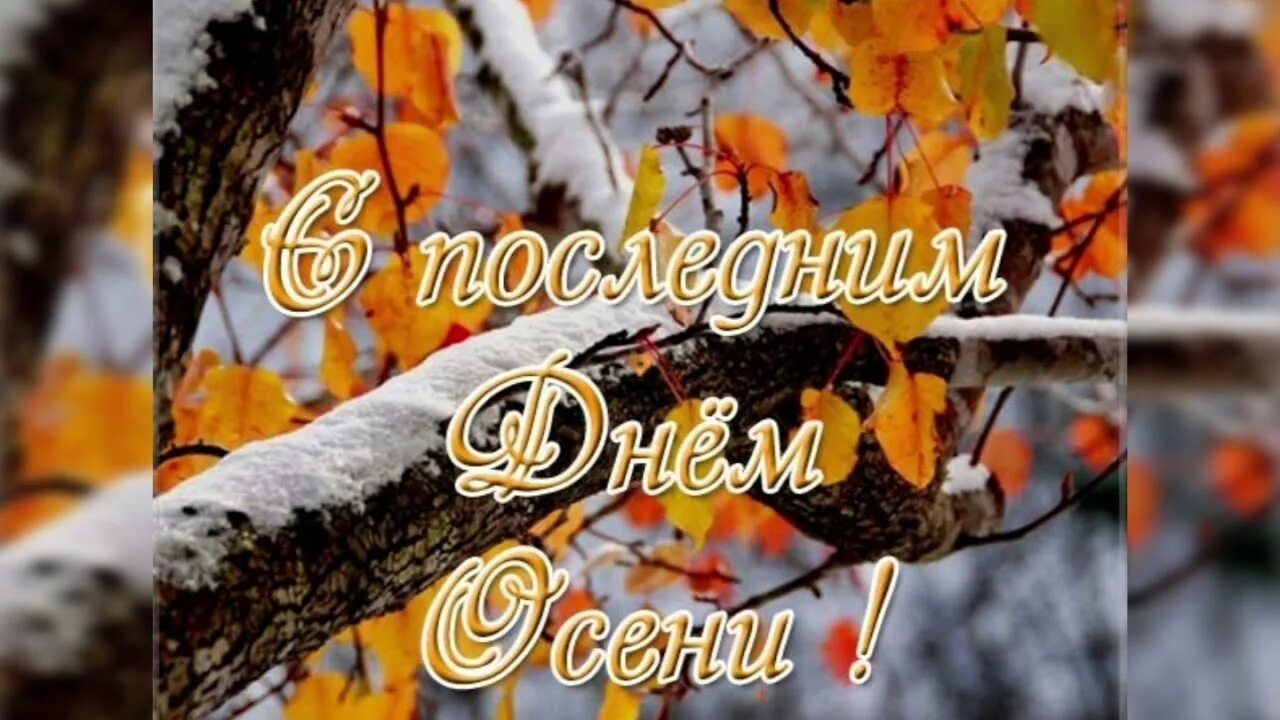 Какой последний день в ноябре
