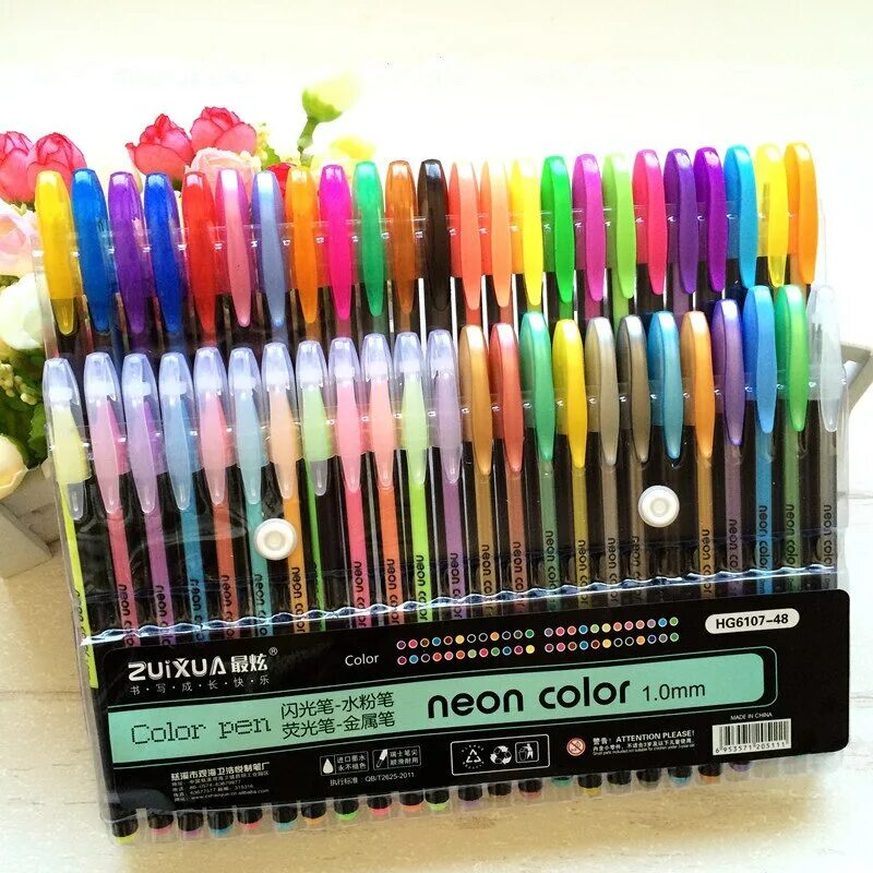 Набор гелевых ручек. Ручки 36 цветов Neon Color. Color Pen ручки гелевые Neon Color Color. Неон колор ручки,стержни. Набор гелевых ручек (24 цвета).