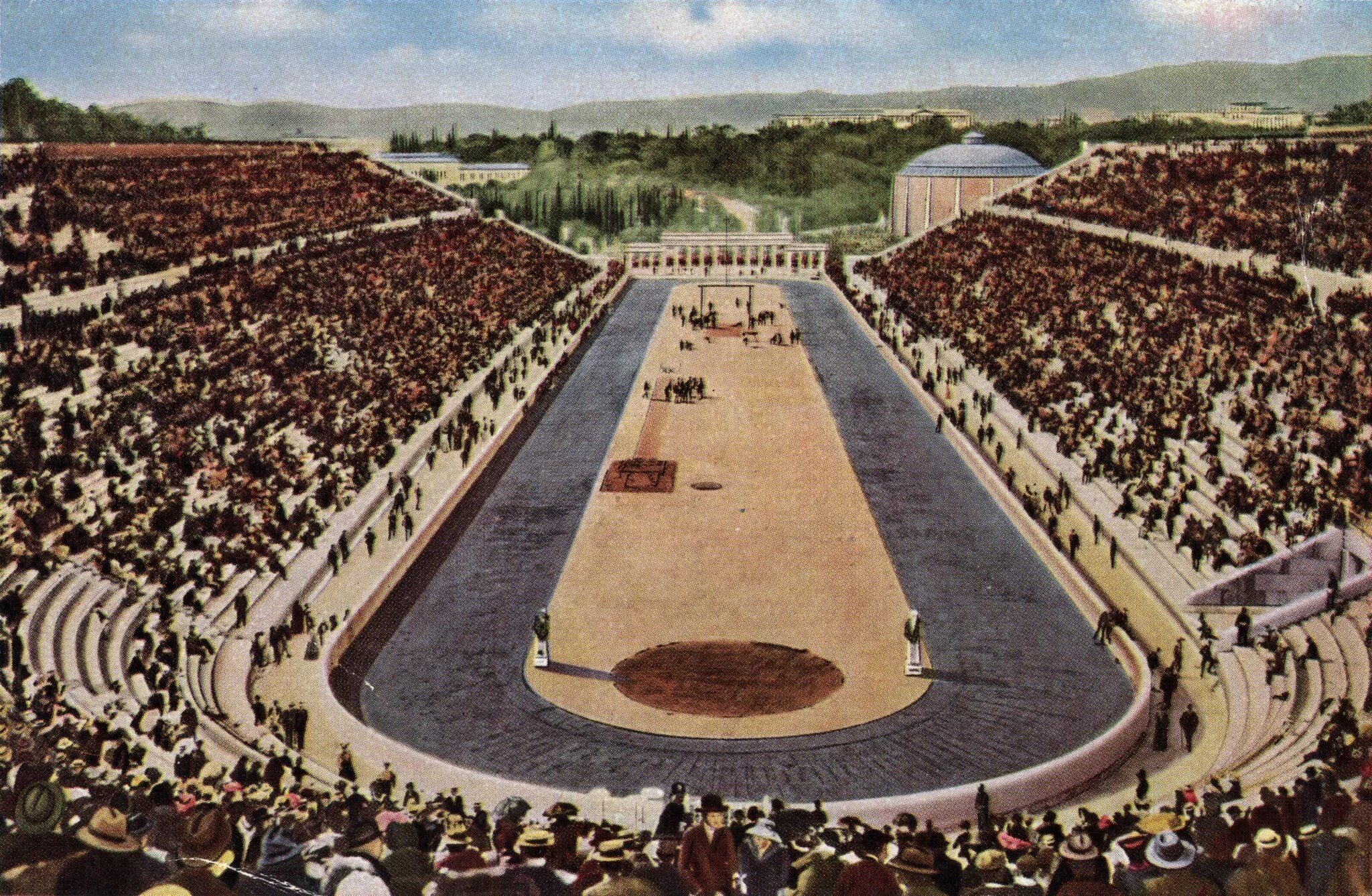 Первые Олимпийские игры в Афинах 1896. Стадион в Афинах 1896 Олимпийские игры. Стадион в Олимпии в древней Греции. Where is the history of the olympic