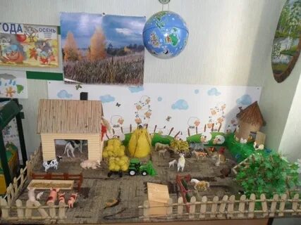 Макет в уголок в детском саду