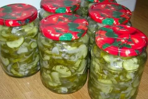 Огурцы кружочками в