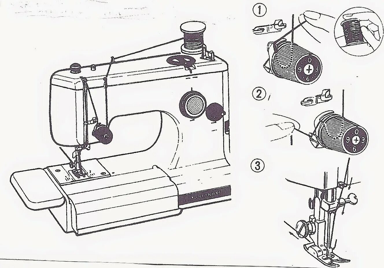 Настроить старую ручную швейную машинку. Швейная машинка ПМЗ схема заправки верхней нити. Заправка верхней нити в промышленной швейной машине ПМЗ 332. Электрическая схема швейной машинки Веритас. Машинка Зингер заправка верхней нити.