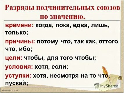Прочитайте текст подберите подчинительный союз