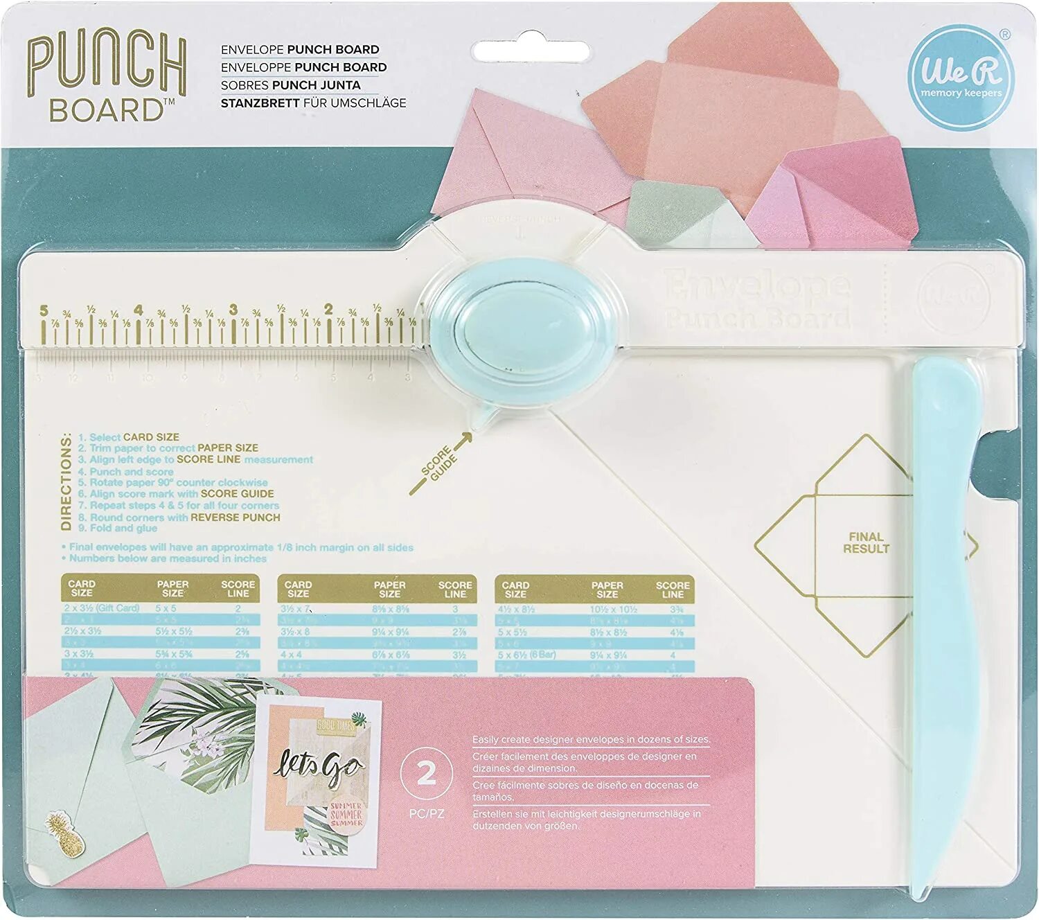 We r. Доска для конвертов envelope punch board. доска для конвертов memory keepers. доска для изготовления конвертов envelope punch board арт. 71277-0. доска для конвертов we r memory keepers.