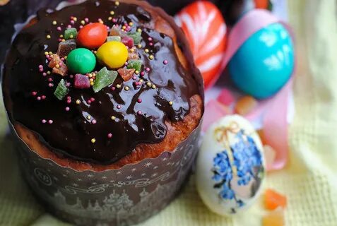 Шоколадная глазурь для кулича пасхального из шоколада