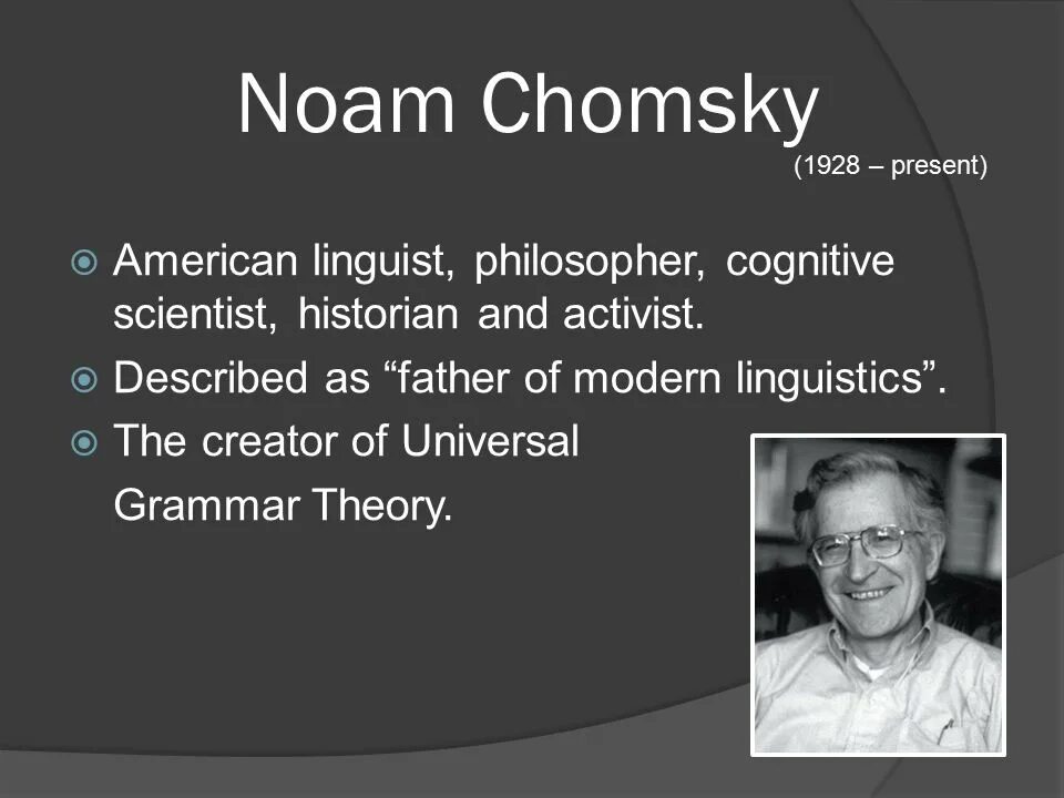 Theory grammar. Theory grammar