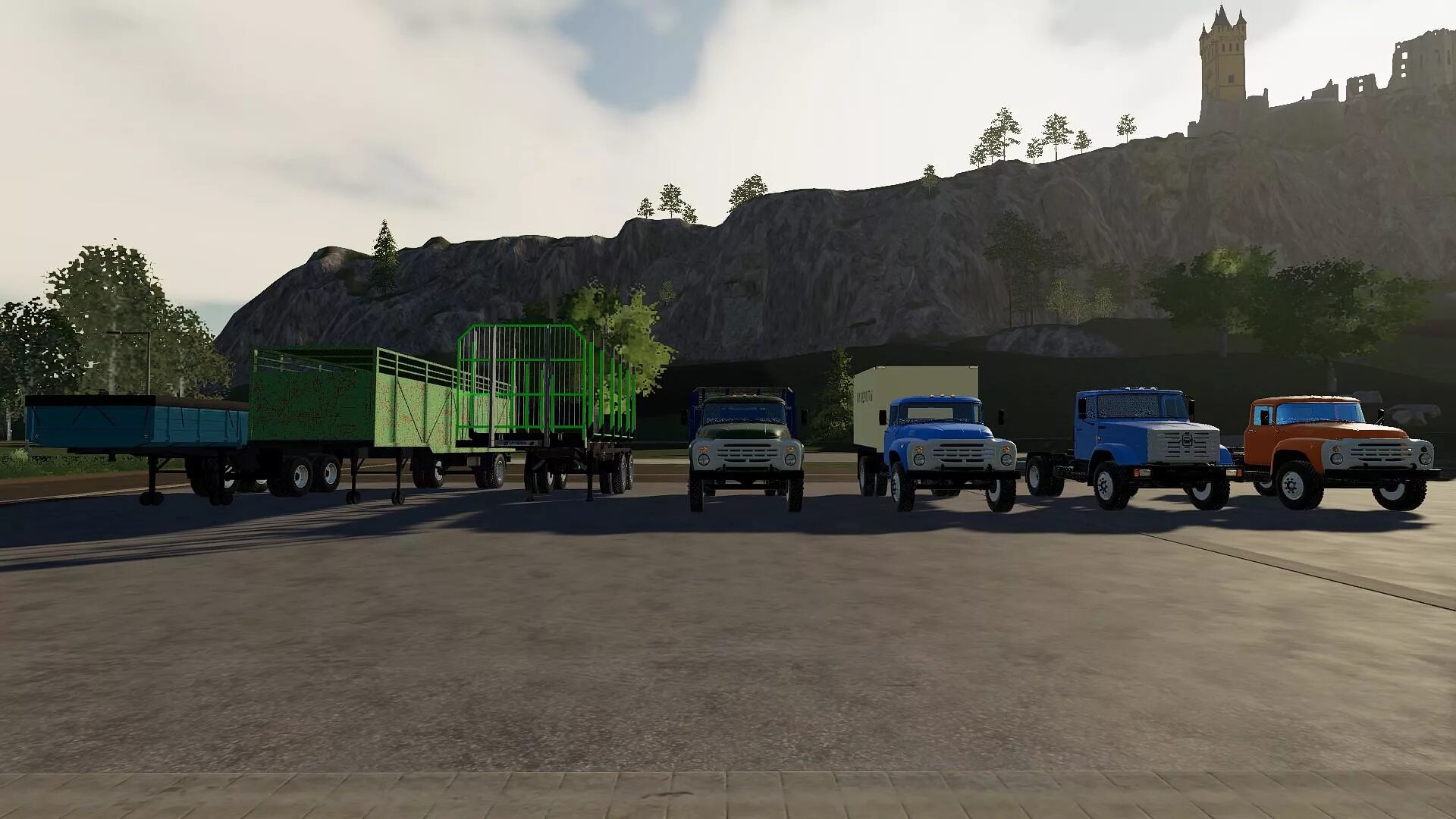 19 мод зил. Fs 17 пак полуприцепов для зил. зил пак для фс 19. fs19 зил. зил для farming simulator 2019.