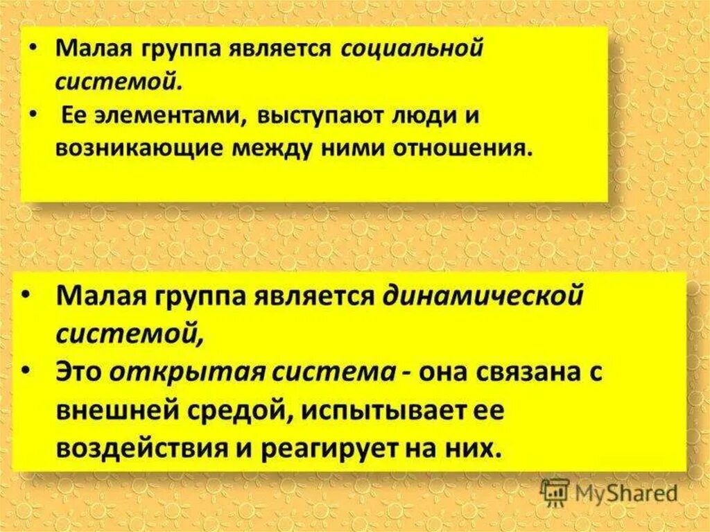 Проблемы малых социальных групп