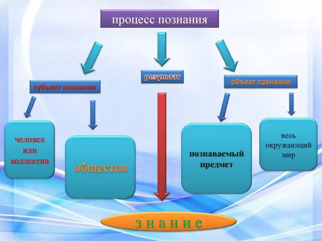 Что является целью познания человека. Процесс познания. Процесс познания схема. Результат процесса познания. Человек общество познание.