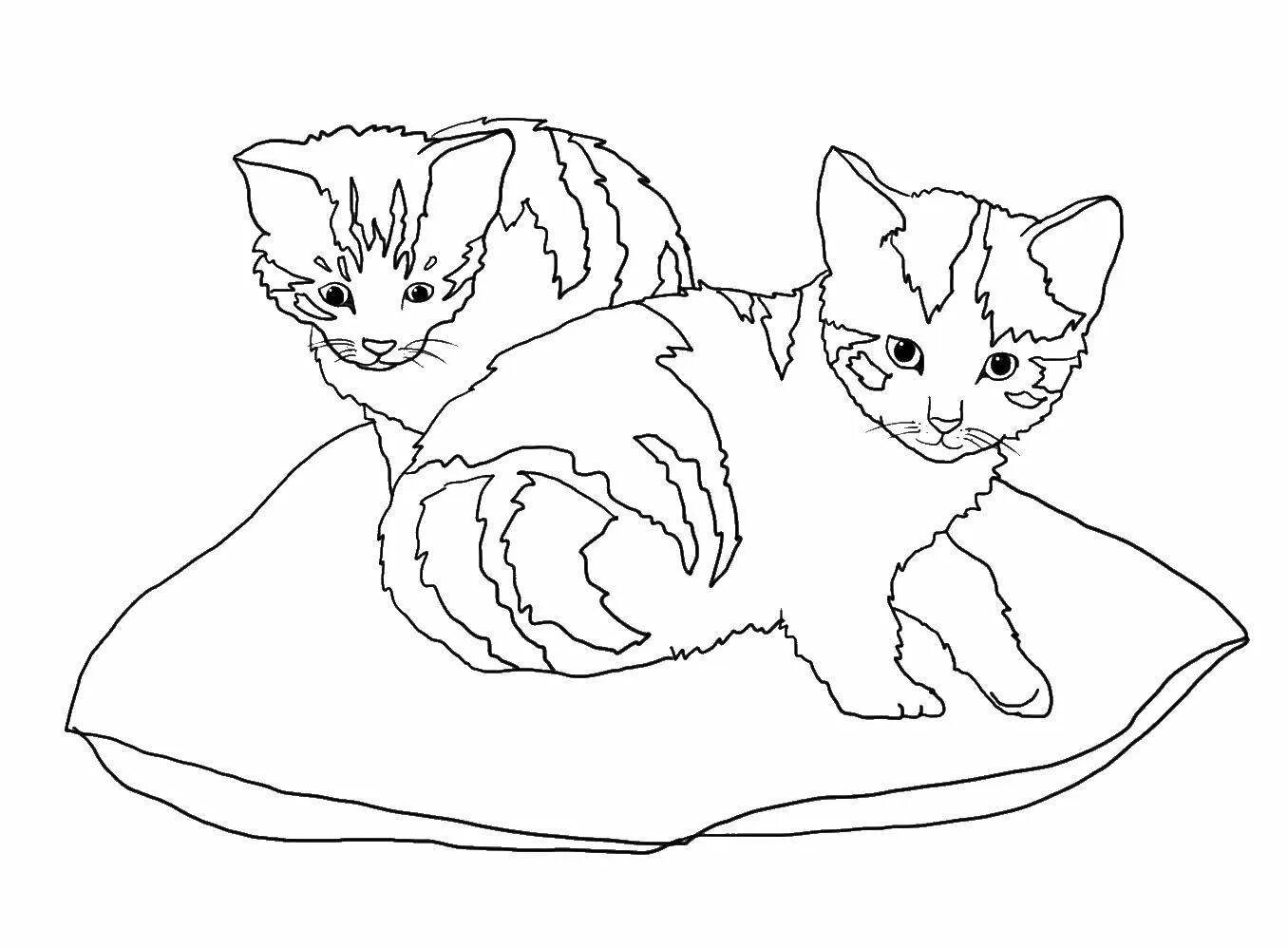 Рисунок про кошку