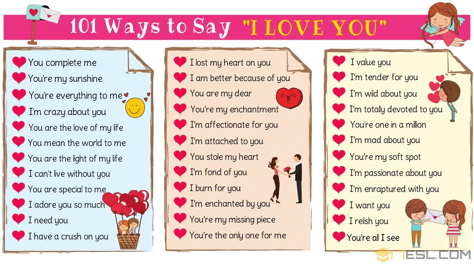 Ways to say i Love you. Different ways to say i Love you. How to say i Love you in different ways. To say i Love. Списки лов