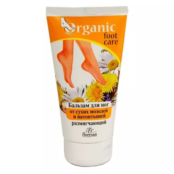 Organic foot Care бальзам д/ног от сух. Мозолей и натоптышей размягч. 150мл/ф-455 +. Флоресан бальзам для ног 150мл... Organic foot Care бальзам д/ног от сух.мозол. 150мл. Ф-455 бальзам д.ног от сух.мозолей и натоптышей размягч.150 мл..