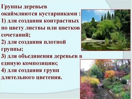 2 группы ландшафтов