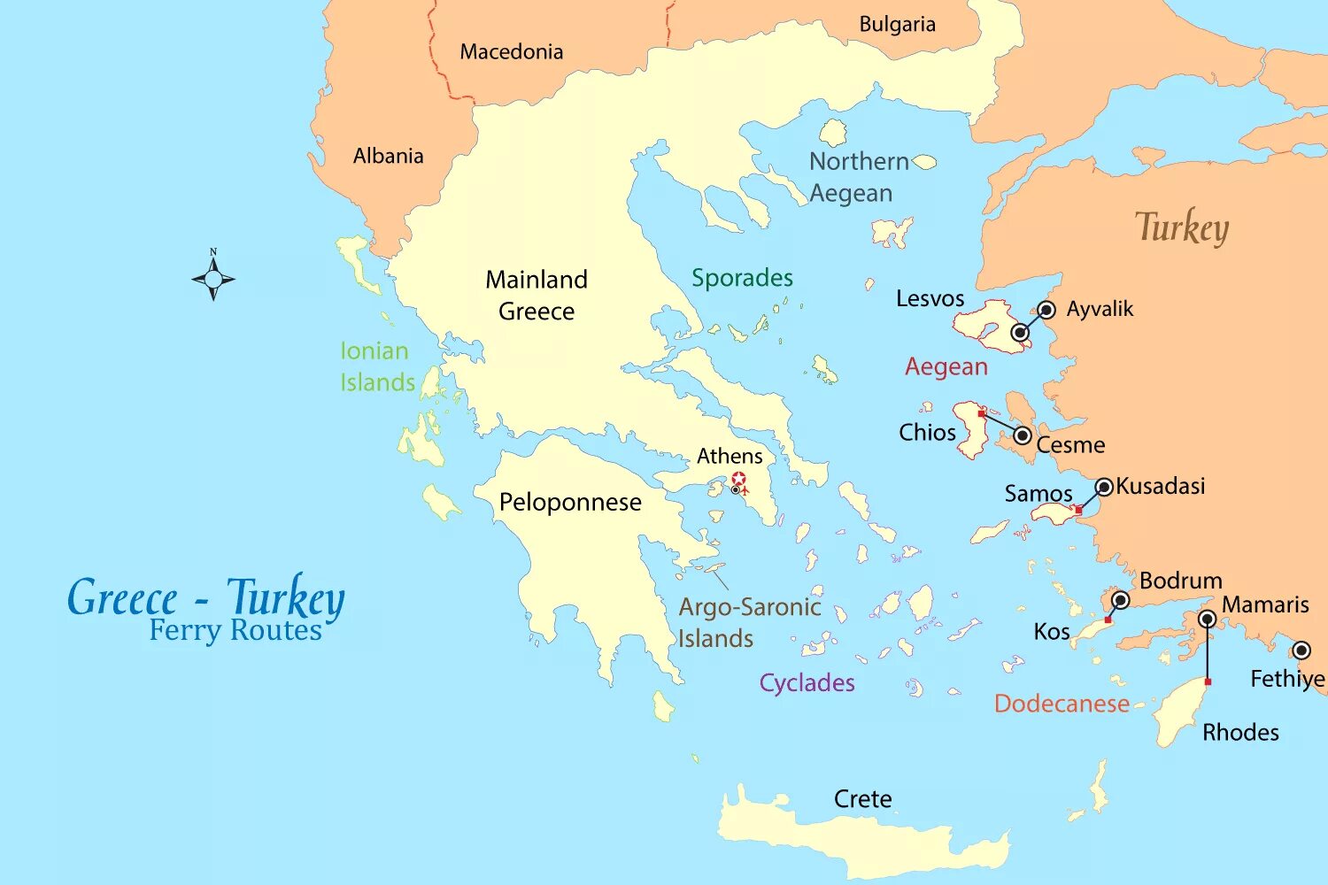 Греция (+ карта). Карта Греции с островами. Греческие острова на карте. Карта Греции с островами и Турция.