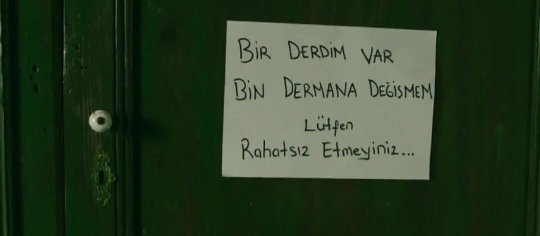 Bir derdim var