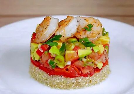Слоеный с креветками