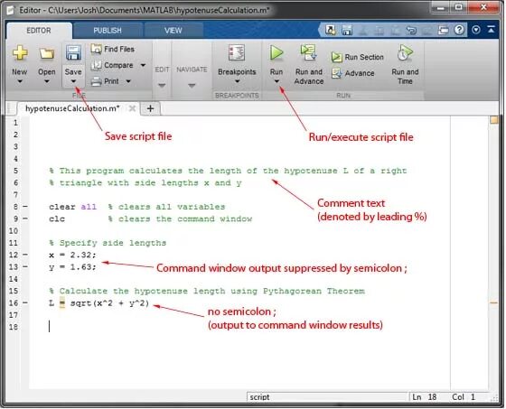 Гуити матлаб название окон. Matlab программа. Matlab скрипты. Matlab код. Синтаксис матлаб скрипт &.