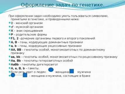 Тест по генетике медицинский колледж
