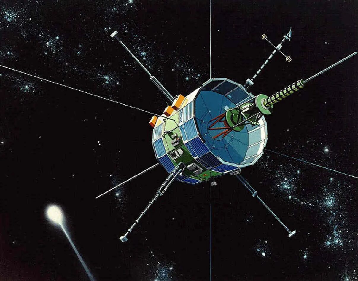 Первые космические зонды. ISEE-3. Космические аппараты. Космический зонд. Спутник в космосе.