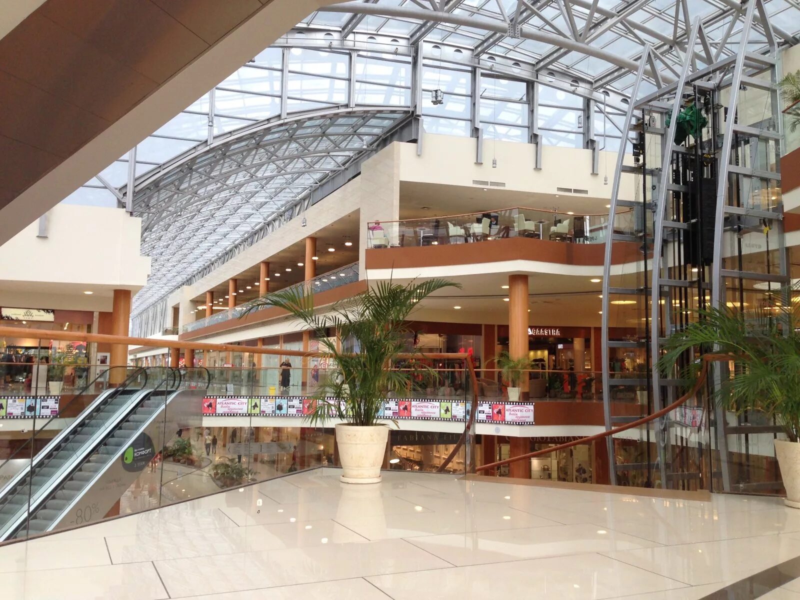 City shopping mall