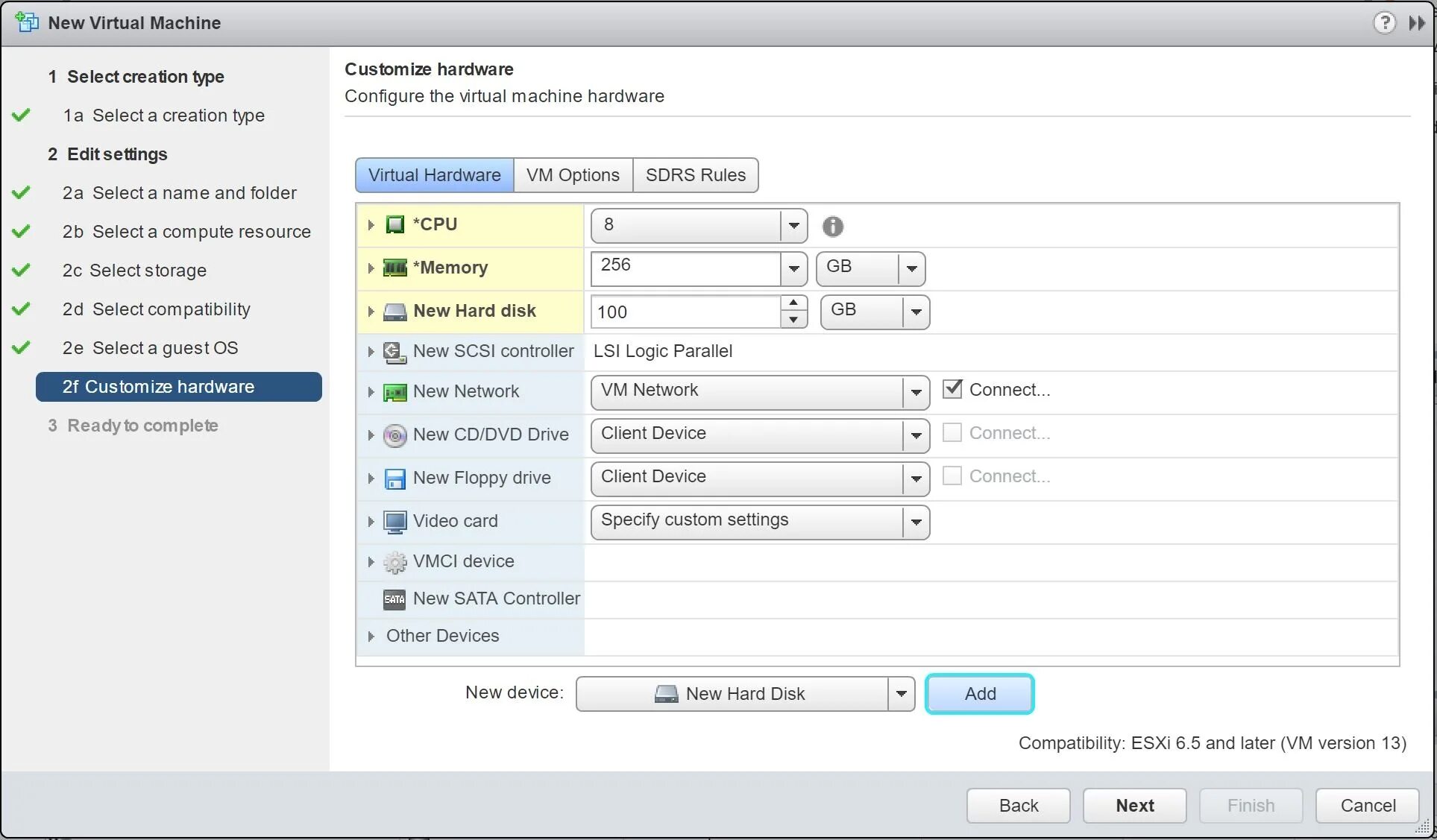 New virtual machine