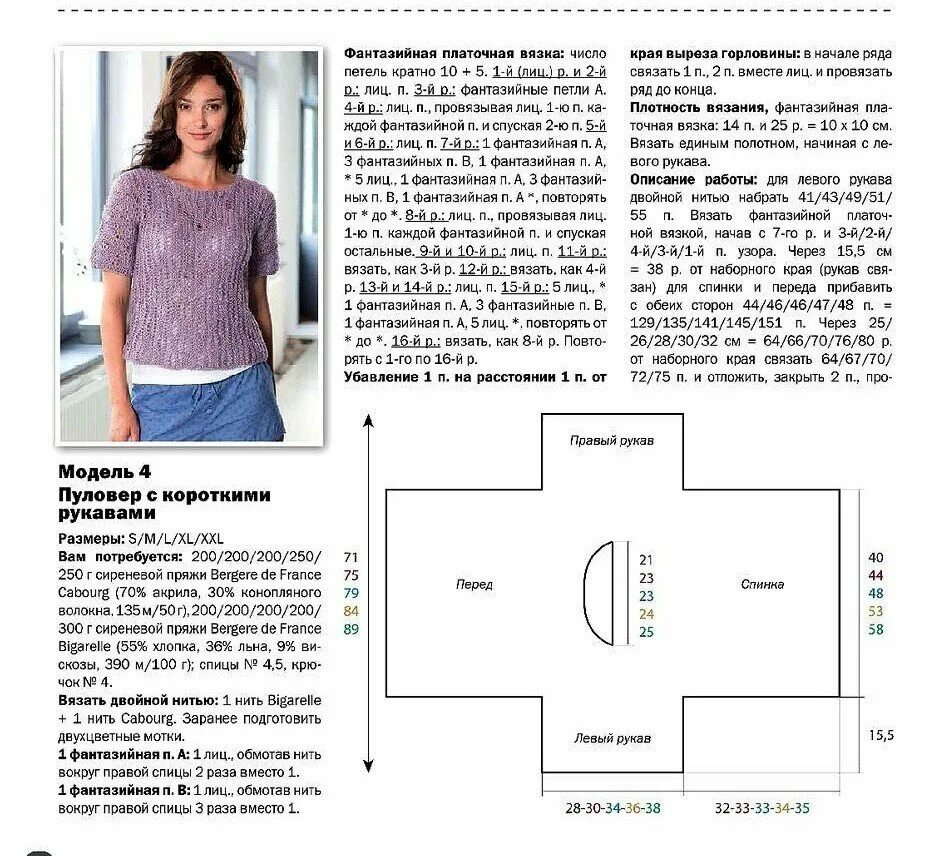 Пуловер с коротким рукавом спицами женский схема и описание. Вязать кофту спицами для женщин схемы и описание 50 размер. Вязаный пуловер женский спицами схема с описанием для начинающих. Вязаные джемпера для женщин спицами модные с описанием и схемами