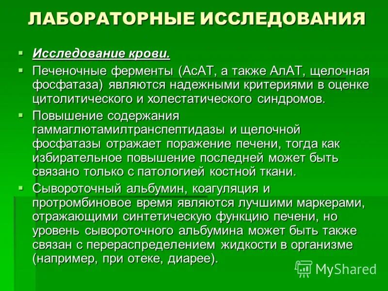 За что отвечают ферменты печени