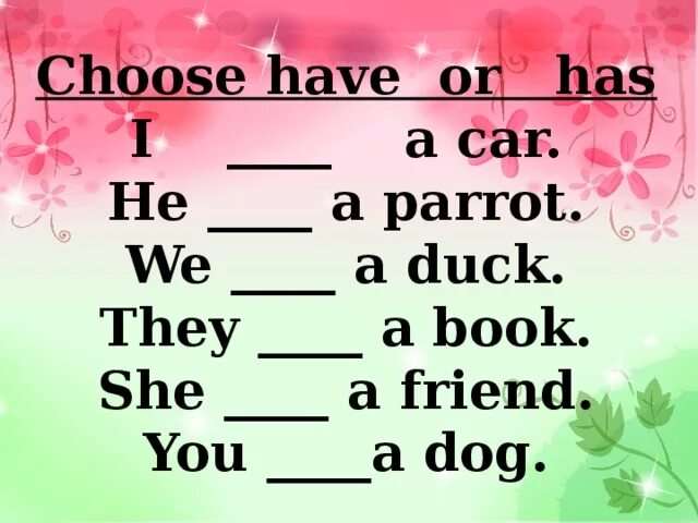 The verb to have упражнения. Глагол to have в английском языке для детей. Глагол have got для детей. Глагол have got has got задания. Have упражнения.