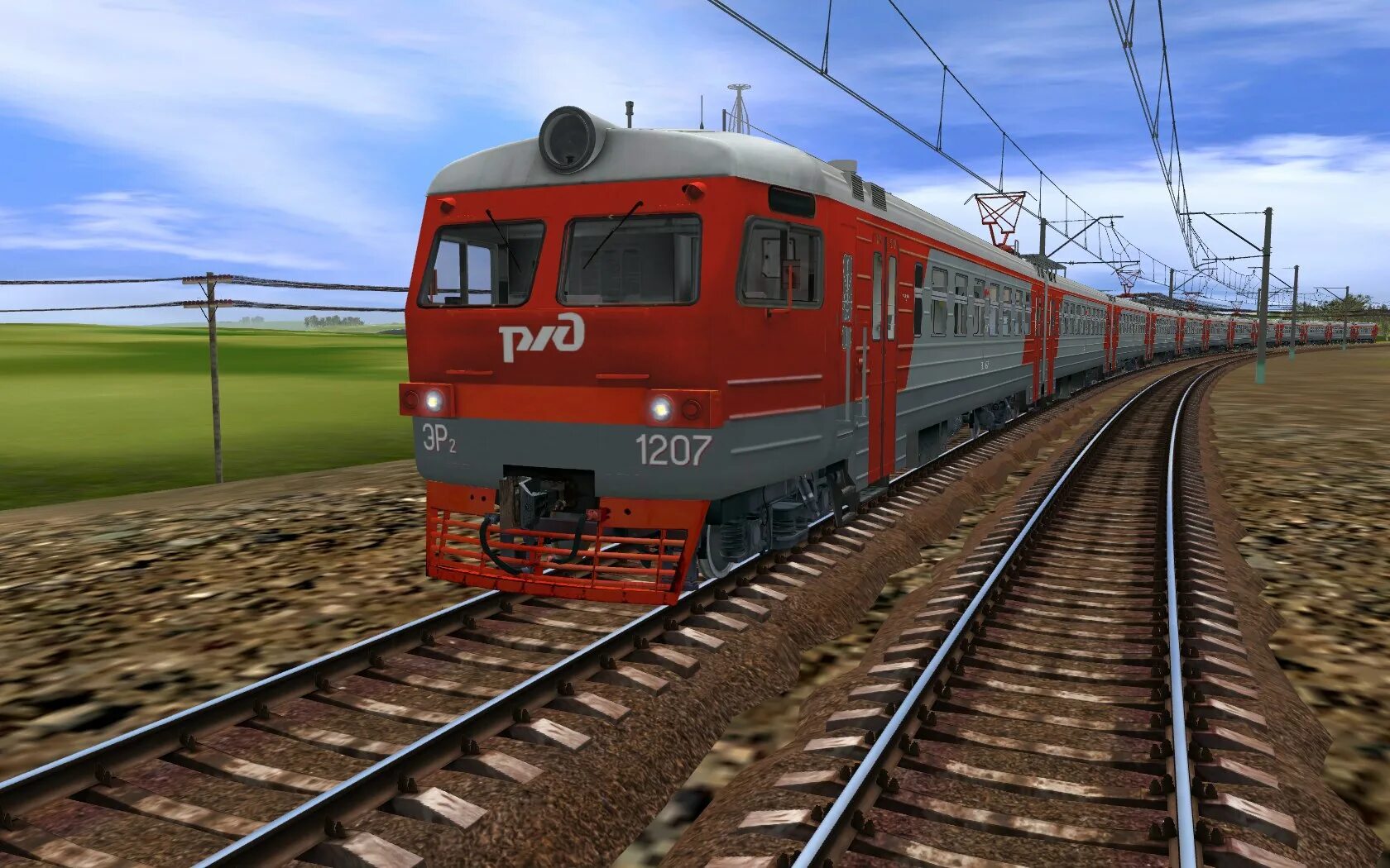 Trainz simulator мод поездов. Эр2-1207 trainz. trainz simulator 2012. эр2 1207. трейнз эд4м.