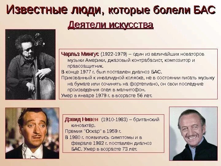 Бас заболевание. Бас заболевание