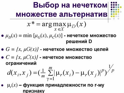 Множество ограничений