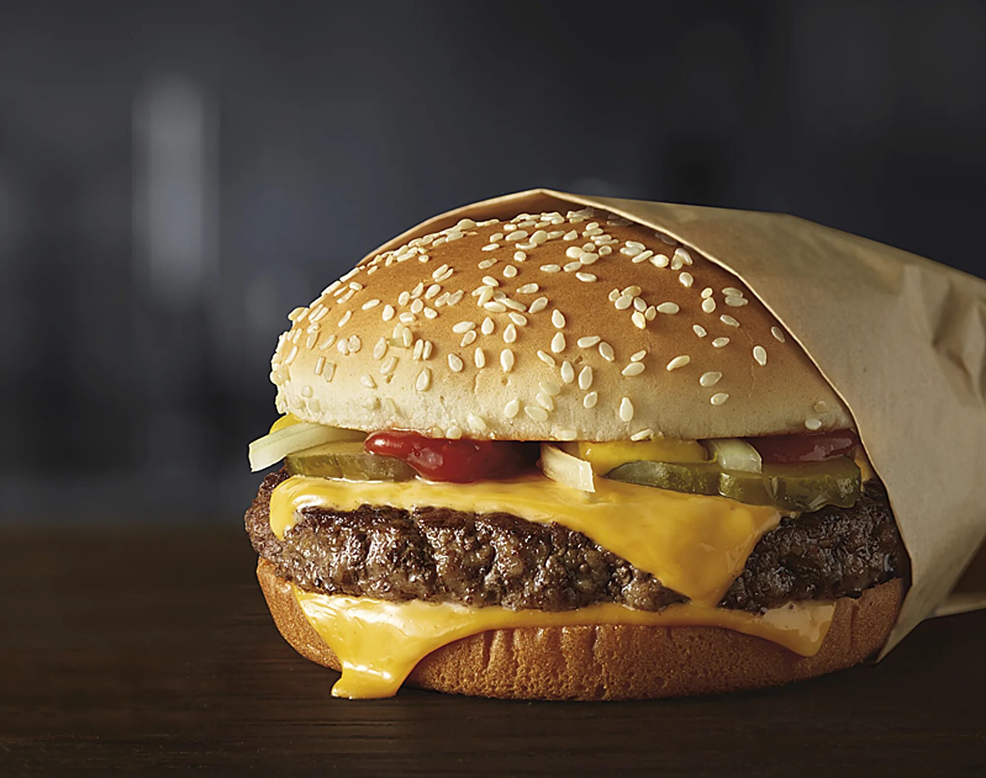 I often have a big hamburger