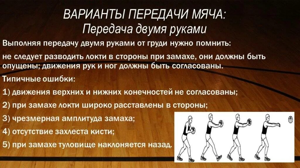 Что является ошибкой при ловле баскетбольного