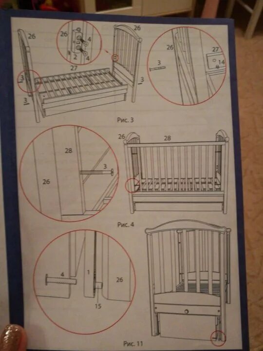 Как собрать деревянную кроватку