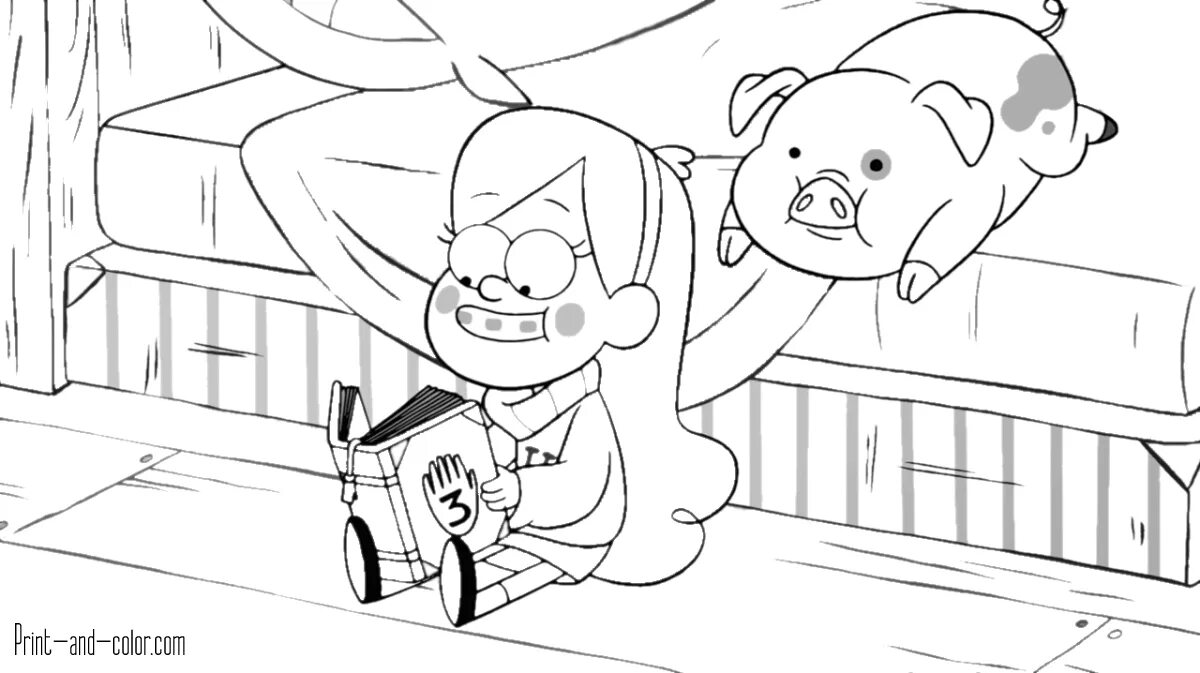 Gravity Falls Fall coloring pages, Coloring books, Coloring pages