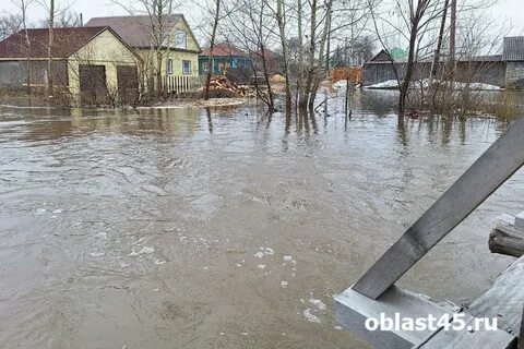 Область 45 курган паводок видео