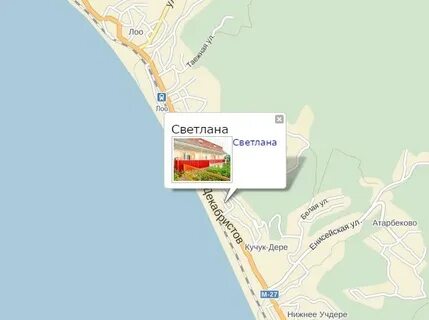 Карта лоо с магазинами и рынками