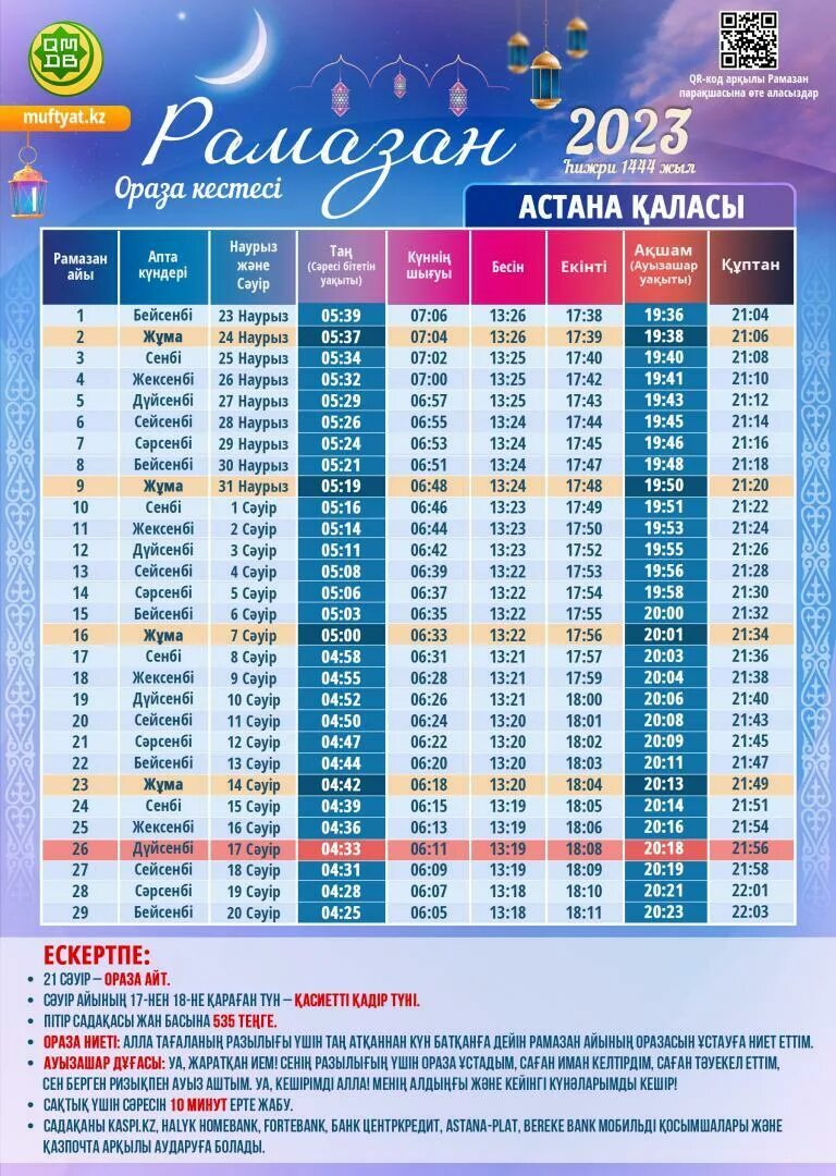 Ауыз ашар кестесі 2024 тараз. Расписание Рамадана. Рамадан 2023. Календарь Рамазан. Расписание пост Рамазан в 2023 году.