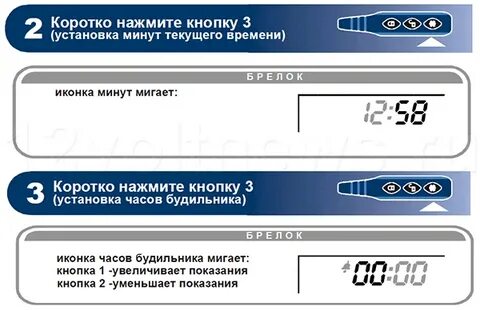 Как отключить будильник на брелке сигнализации